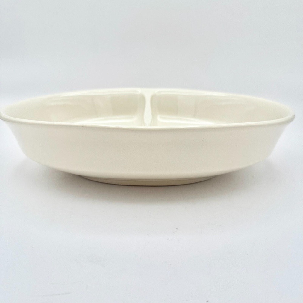 Franciscan Interpace Pottery Divided Dish 85-73 ~ Retro Floral USA Mid-Century - Picture 4 of 6